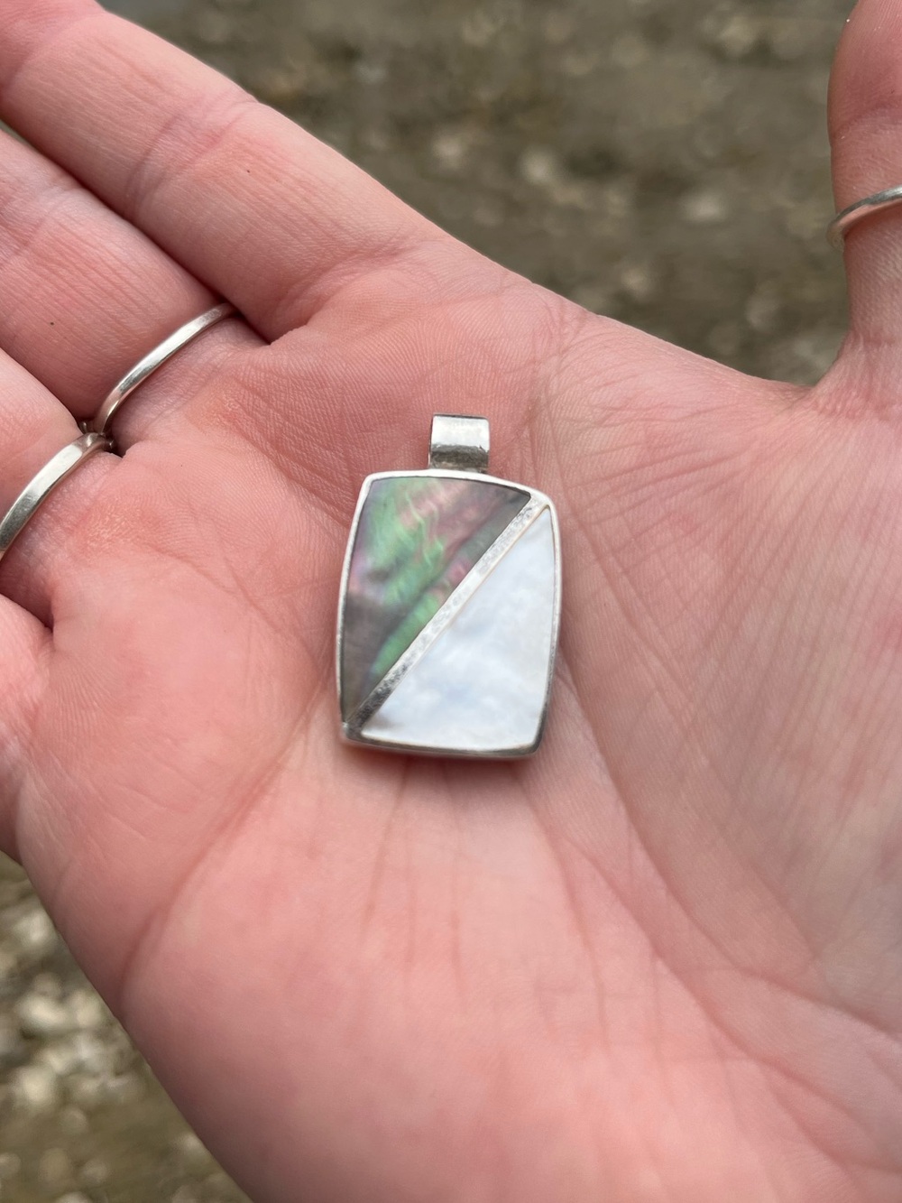 Abalone & Mother of Pearl pendant